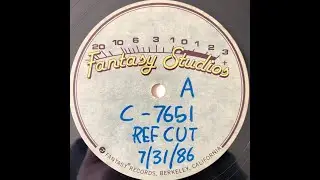 Sonny Rollins / Contemporary Alternate Takes / Metal Acetate for C 7651 A