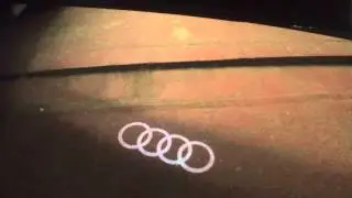 Genuine Audi Ring puddle lights on Audi A5