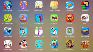 Roblox,Cut the Rope,Ultimate Bowmasters,Earn to Die 2,Stick vs Zombies,Car Eats Car3 Hill Climb Race