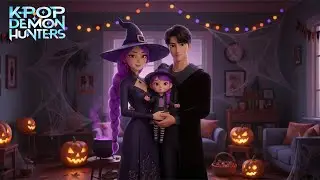 Family Halloween Song Kpop Demon Hunters | Animated Music Video | Croco Beat