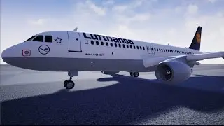 Airbus A320 3D Model Lufthansa Unreal Engine Unity 3D - Realtime
