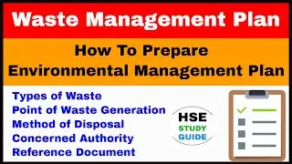 How To Prepare Environmental Management Plan | Environmental Management Plan | Waste Management Plan