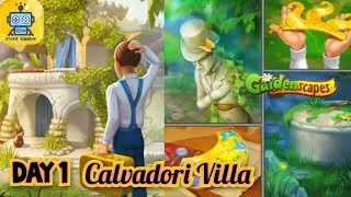 Gardenscapes Story : Day 1 - Calvadori Villa