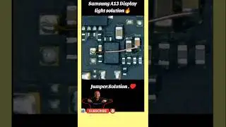 Samsung A13 Display Light Solution #Samsung A13 Display Light Jumper #shotsfeed #trending #youtube