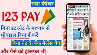 How to use upi 123Pay |RBI Launch 123payupi|123pay kaise use kare bina internet ke paise kaise bheje