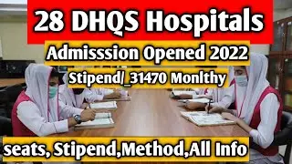 Big News 28 DHQS Hospitals Admissions Opened Now😍