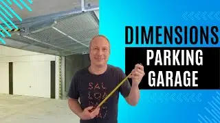 Dimensions place de parking et garage pour voiture, deux roues, camping-car et caravane