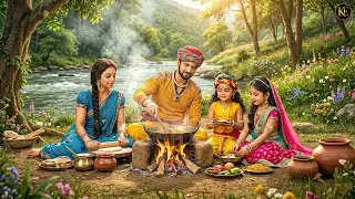 गोकुल में प्यारा परिवार: कान्हा, राधा, मैया और नंद बाबा ||YMKN || Shree Krishan leela ||