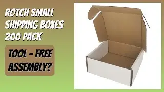 REVIEW (2026): ROTCH Small Shipping Boxes 200 Pack. Features