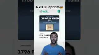$25k Plans for NYC 😱 #newyork #map #investing #rare #vintage #invest #newyorkcity #nyc #blueprint