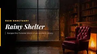 Escape the Storm: Your Private Sanctuary in an Ancient Library