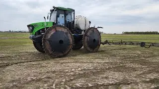 primeira aplicação! trator jp 75 Januário máquinas no pega💪