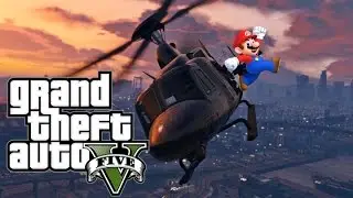 GTA 5 - EPIC POOL STUNT JUMP! (Helicopter jump)