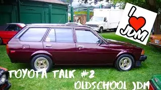 CLASSIC TOYOTAS leaving a Car Show - Oldschool JDM Japanese Classic Car Show 2009 Flashback.
