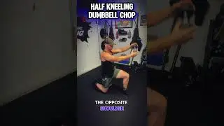 ⚡️Half Kneeling Dumbbell Chop⚡️ #empowerinccoaching