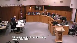Wheat Ridge City Council 8-25-25