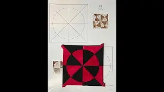 B2 Block Assembly - Dear Jane Goes EPP