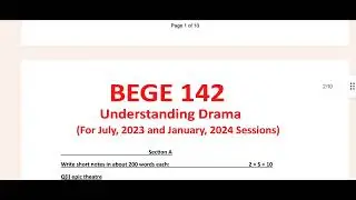 BEGE 142 Solved Assignment 2023-24 | BEGE 142 ENGLISH MEDIUM | tech jethiya IGNOU