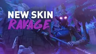 BRAND NEW RAVAGE SKIN! (Fortnite Battle Royale)