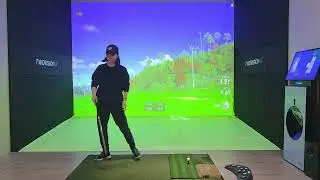 20251206 첫눈 온 다음날 밤9시에 급 스크린 치기 (어등산cc)