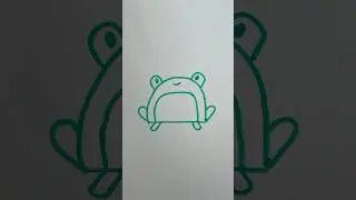 Easy Frog Drawing | Frog Drawing #frog #animals #drawing #artist #art #sketch