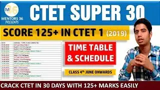 CTET Super 30 By Mentors 36 | Score 125+ in CTET With Mentors 36