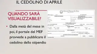NoiPa cedolino di aprile 2018