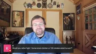 Charles Hoskinson on Would you rather fight One Horse sized Chicken or 100 Chicken sized Horses