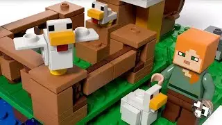 LEGO Minecraft 21140 Курятник Обзор