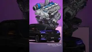 Toyota Hilux car engine sound