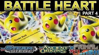 PIKACHU! PIKACHU! PIKACHU EX! BATTLE HEART TIN OPENING #4 - POKEMON UNWRAPPED