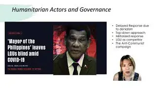 Local Humanitarian Coordination in Philippines' Urban Poor Areas during COVID-19
