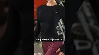 Long Sleeve Yoga Shirts #shorts