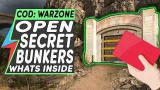 How to OPEN SECRET BUNKERS in WARZONE - Whats INSIDE SECRET BUNKERS Call of Duty Warzone