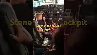 Stone got to sit in the cockpit. #airplanes #flying