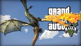 GTA 5 | RIDE-ABLE DRAGONS MOD! | Mod Showcase