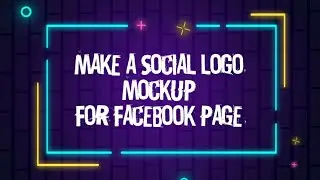 make social logo mockup for facebook | Trending social media logo with name | Tricks Help 24
