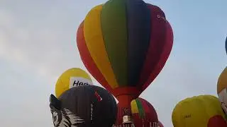 Balloon launch at balloon festival in Doha 2019