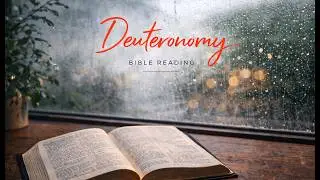 DEUTERONOMY [Ch. 1&ndash;34] | Audio Bible with Rain ASMR | Peaceful Reading for Sleep, Study & Prayer