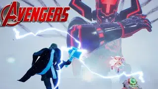 Fortnite Galactus Event - Avengers Theme Music Version