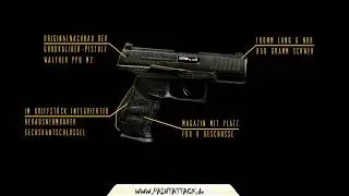 Walther PPQ RAM M2 T4E Magfed Paintball Pistole bei PAINTATTACK - MEIN PAINTBALL SHOP IN BERLIN