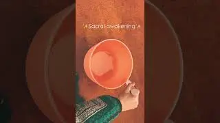 Tap in to the sacral awakening 🧘&zwj;♀️✨ #soundhealing #soundtherapy #sacralchakra #meditation