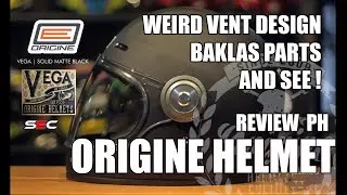ORIGINE HELMET REVIEW Ph UNBOXING - Origine Vega helmet Unboxing and inner helmet check.