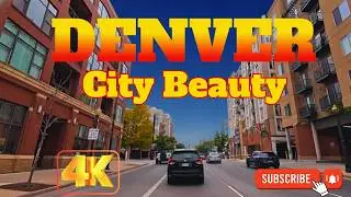 Drive Tour 4K | Relaxing Urban Drive | Sunnyside to Central Denver, Colorado | 2026