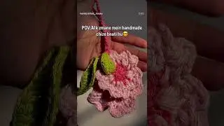 Ai ❎ handmade ✅ #crochet #diy #diykeychain #ytshorts #art #handmade #amritsar #youtubeshorts #craft