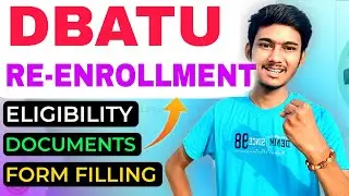 DBATU ENROLLMENT PROCESS COVERED ✅