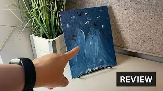 Unboxing & Painting with Nicpro 34PCS Kids Art Set | Canvas, Acrylics & Easel Fun