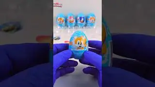 Sonic The Hedgehog Chocolate Surprise Egg &mdash; ASMR Unboxing | No Talking