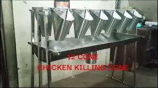 12 Cone Chicken Killing Cone Stand Type