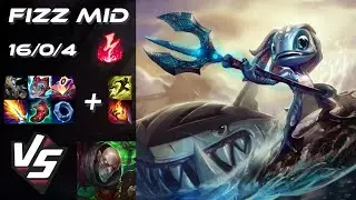 MID Fizz vs Singed - NA Grandmaster Patch 25.18